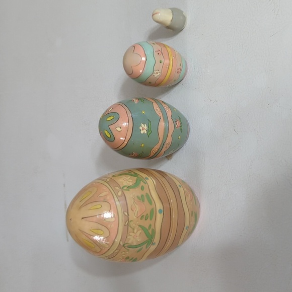 Wood nesting egg - Picture 2 of 5